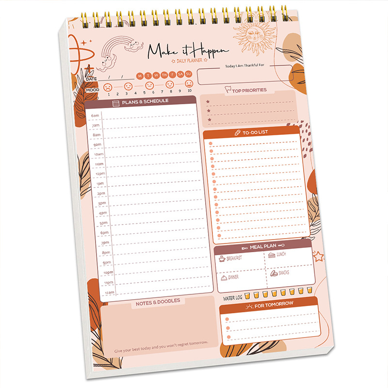 Office Stationery Supply List - Planner Agenda Spiral A5 Notitieboekje Schema's