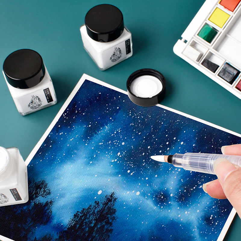 Correction Fluid White - 30Ml Gebottelde Aquarel Witte Inkt Kunst