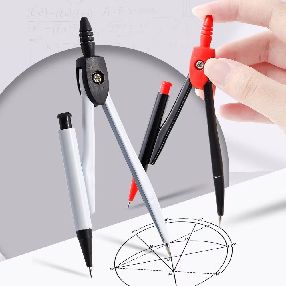Compass Geometry Set - Metalen kompas Professionele wiskundegeometrie met potloodpatroon