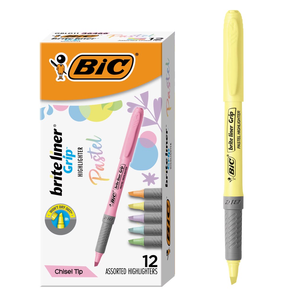 Office Stationery And Supply - Grip Pastel Highlighters Diverse kleuren Meiseltip