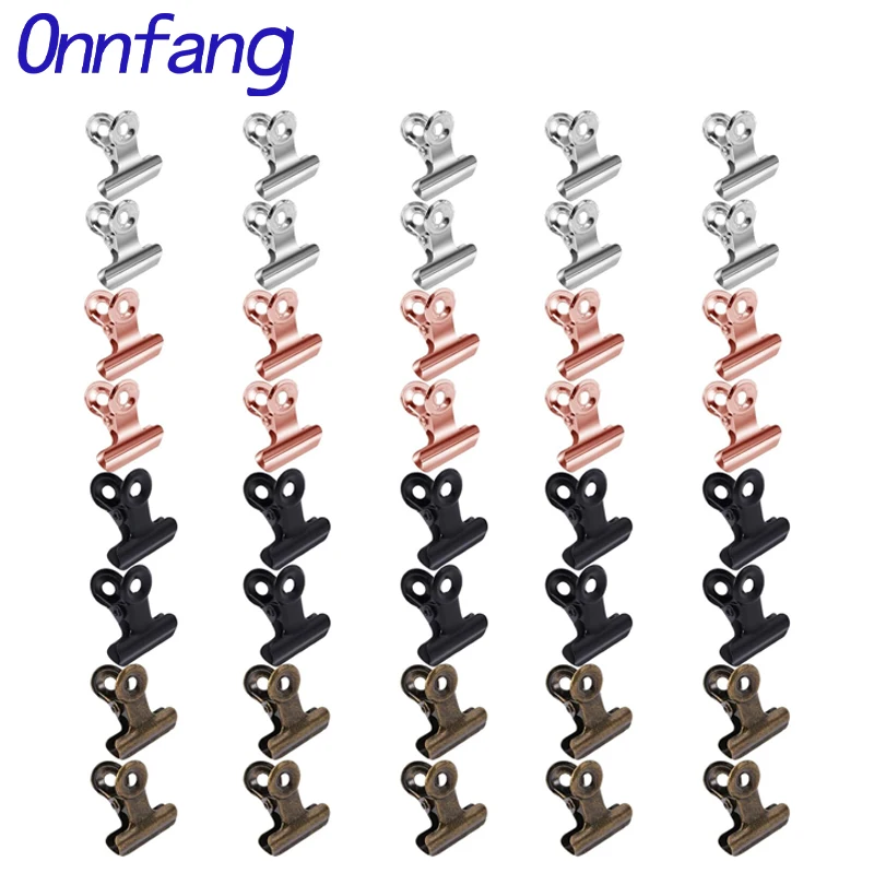 Binder Clip Assorted - 40/20 Stuks Set Mini 21X23Mm Metalen