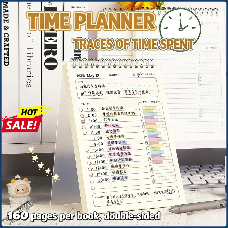 Office Stationery Supply List - 2PCS Planner Agenda Spiraal A5 Notebook