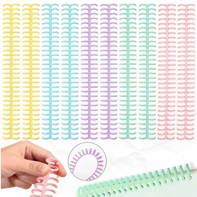 Binding Comb Plastic - A4 Plastic 30-gaats losbladige ringbanden, ringbinders,