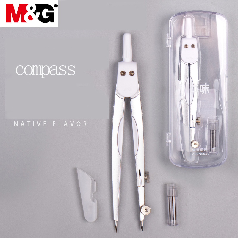 Compass Geometry Set - M&G Geometrie Schoolpasser, teken- en cirkeltekenhulpmiddel,