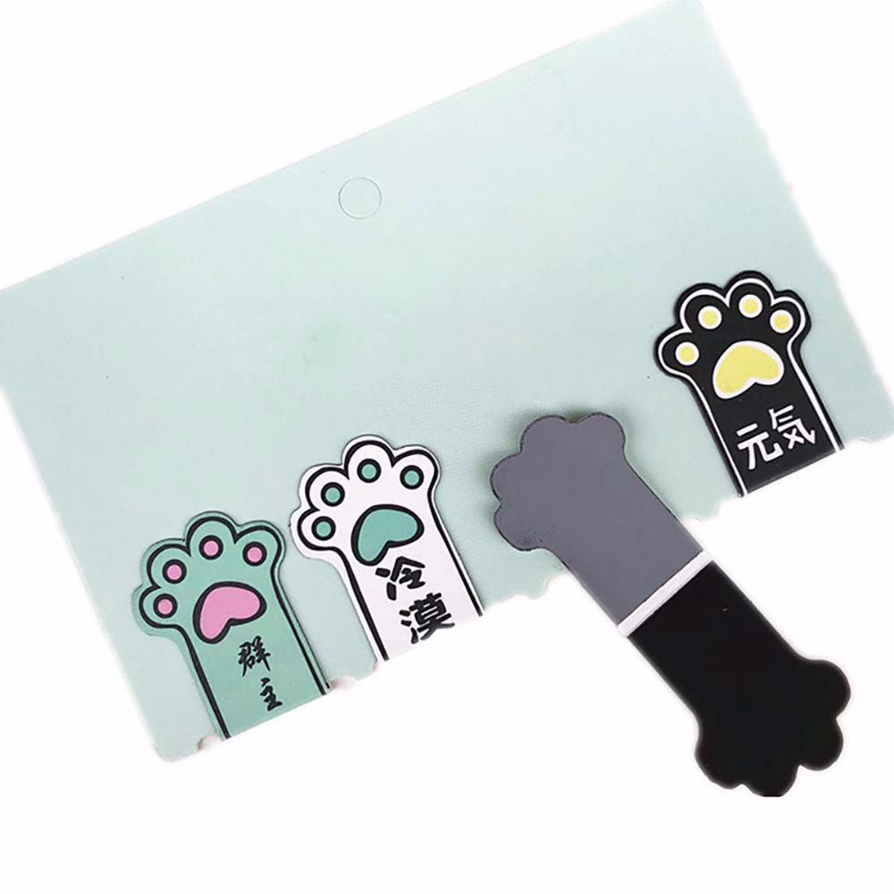 Paperclip Magnetic Set - Studentenprijs 4 stuks/set Catoon Clip Kantoorbenodigdheden