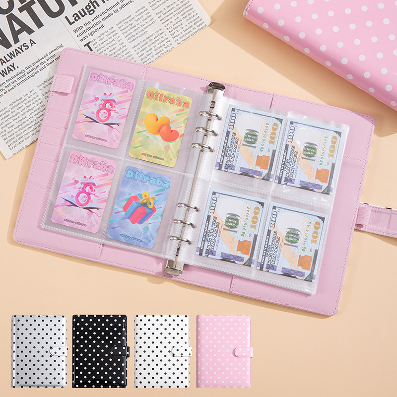 Notebook Dotted A5 - A5 gestippeld losbladig budgetnotitieboekje, financiële planner