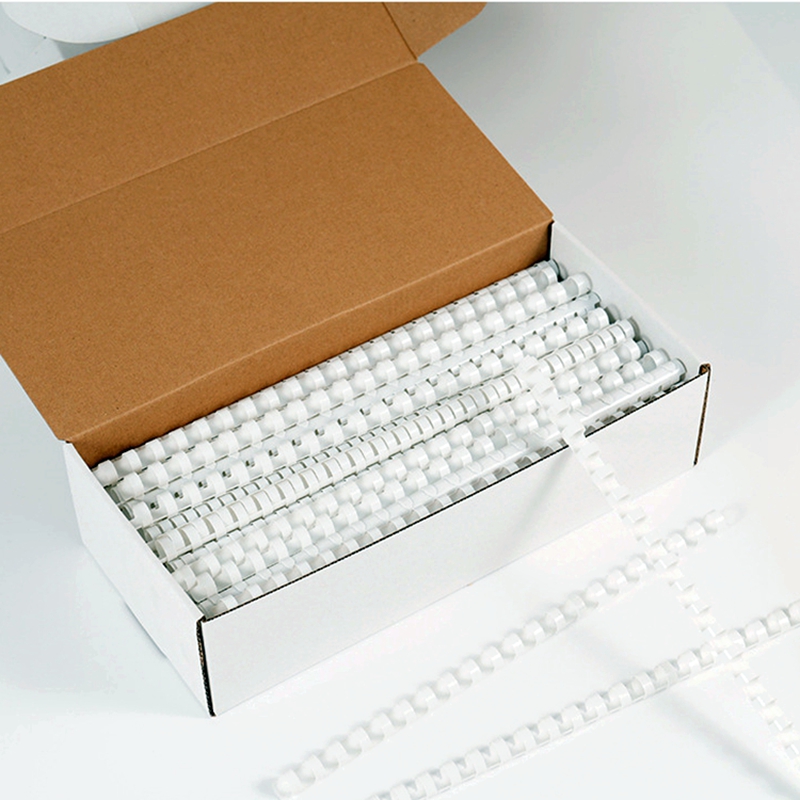 Binding Comb Plastic - 50/100 STUKS Volledige doos ReadStar Witte