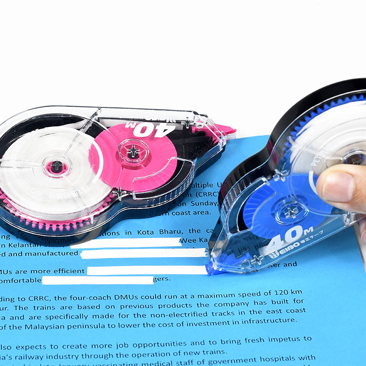 Correction Tape Roller - Test Goede Lengte 40M Wit Out
