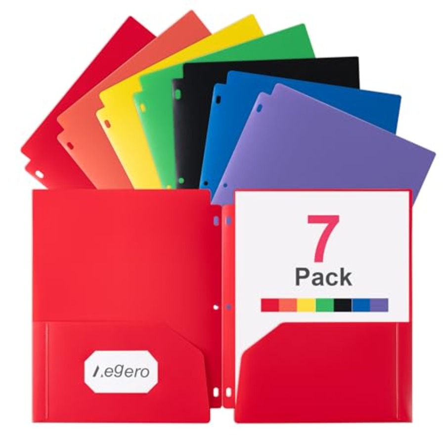 Binding Comb Plastic - Plastic mappen met 3 gaatjes en