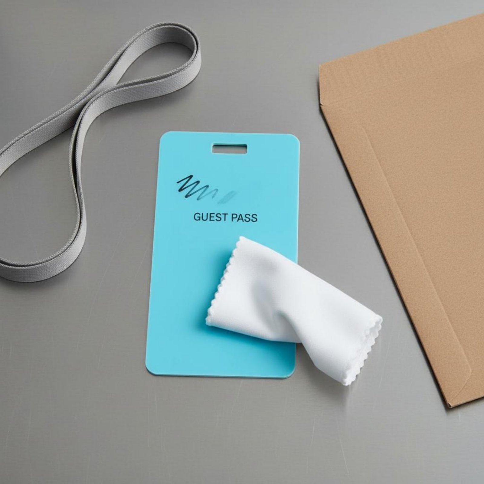 Memo Pad Sticky - Uitwisbare badge-notitie, makkelijk te beschrijven, herbruikbaar