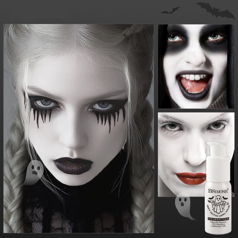 Correction Fluid White - Matte witte vloeibare foundation make-up, opbouwbare