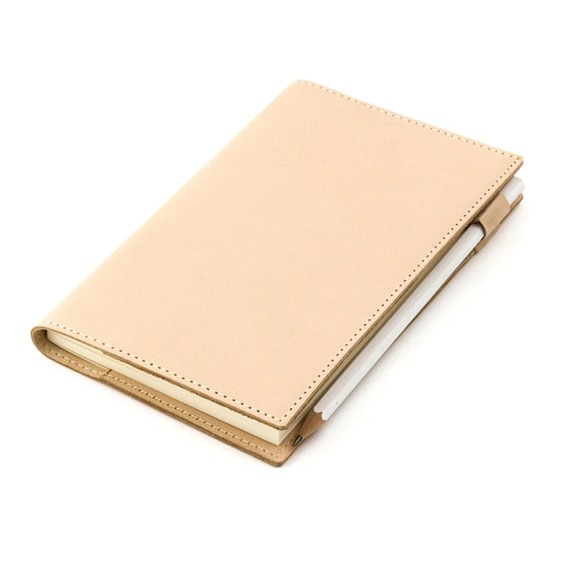 Tan Stationery & Office Supply - Fromthenon Groente Gelooid Echt Lederen Hoes
