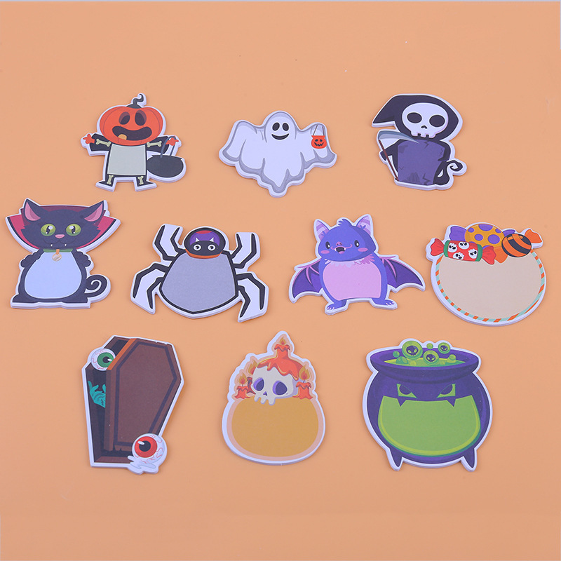 Memo Pad Sticky - 200 Pagina's Halloween Thema Memo Pads