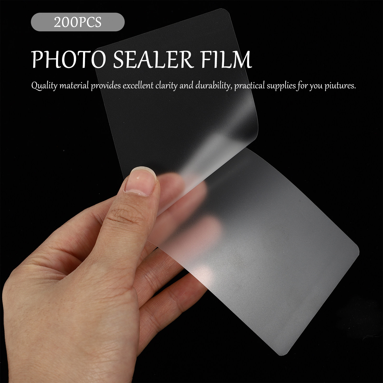 Document Laminator Pouch - 200 stuks lamineerbladen waterdichte beschermfolie fotoafdichtingsbenodigdheden