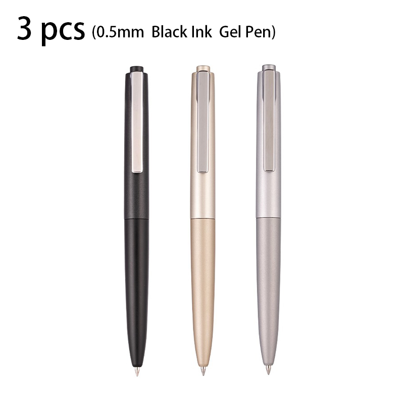 Office Stationery Supply Business - Deli 3pcs 0.5mm/0.7mm Zwarte Inkt Gel