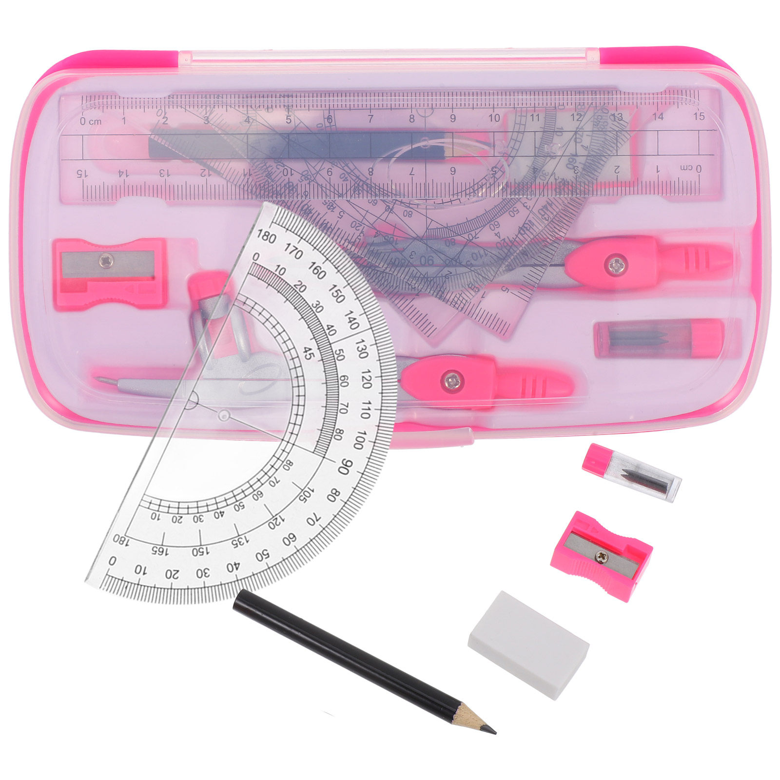 Compass Geometry Set - 1Set Lichtgewicht draagbare kompasset met wiskundige