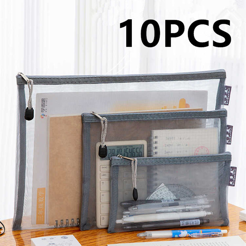 File Folder Hanging - 1/10 PCS Mesh Rits Bestand Zak