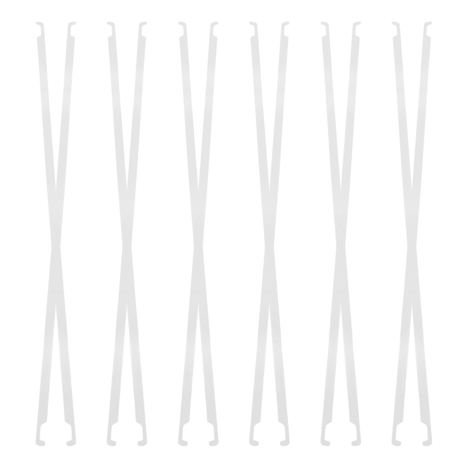 File Folder Hanging - 12 stuks bestandsmaporganizer metalen ophangstangen kantoor