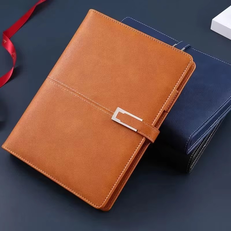 Journal Leather Hardcover - Leren dagboek A5 hardcover notitieboek met