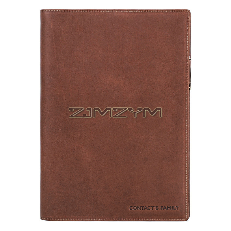 Journal Leather Hardcover - Leren tas voor hardcover B5 (25x17,5cm)