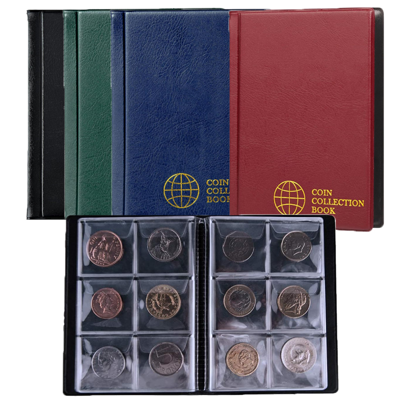 Binding Comb Plastic - 60 Pocket Coin Collection Album Coin