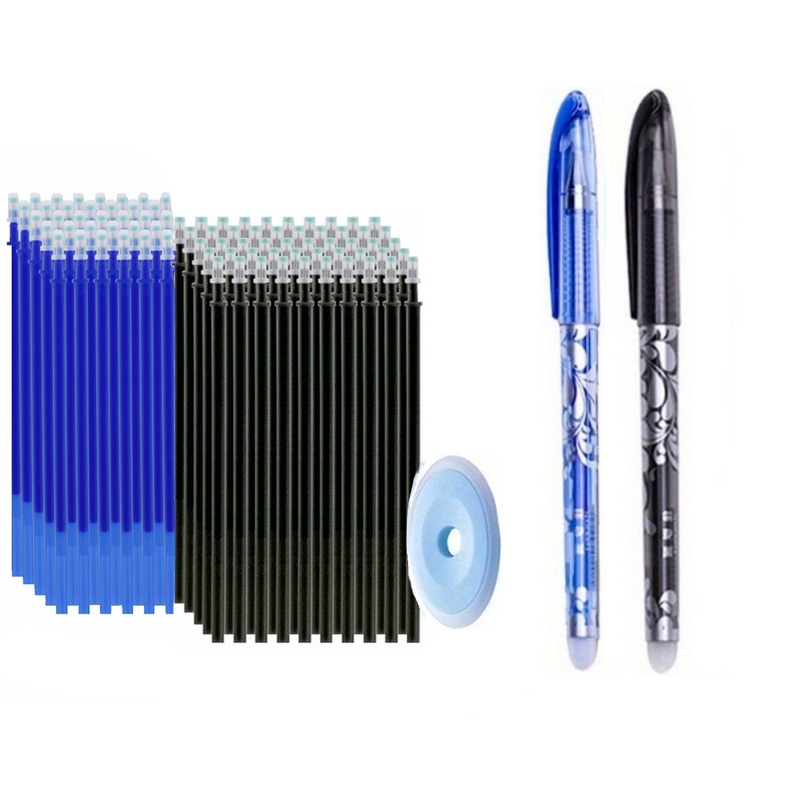 Gel Ink Pen Set - 103 stks/set Zwart Blauwe Inkt Uitwisbare