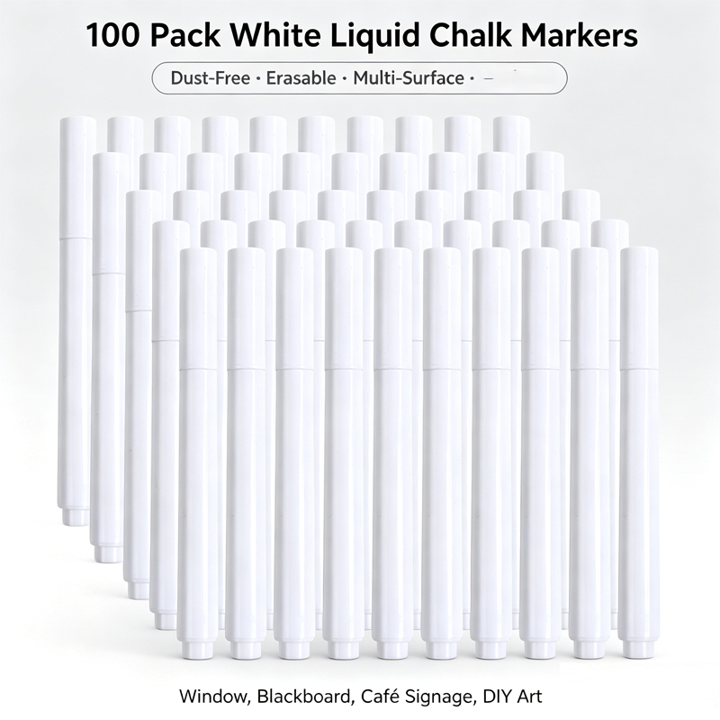 Correction Fluid White - Vloeibare Krijt Uitwisbare Pen 3-100 Stuks