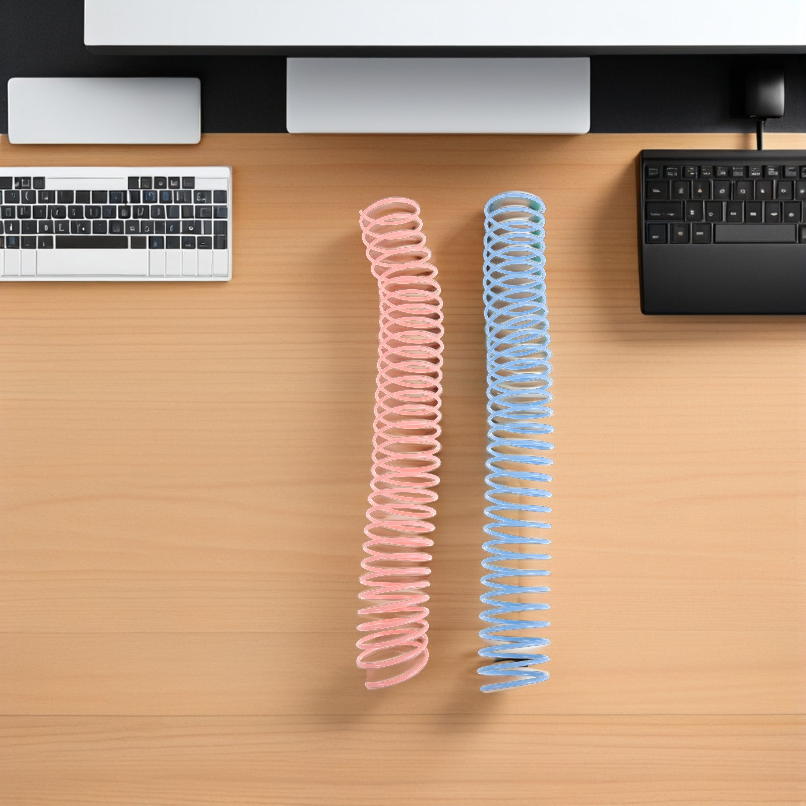 Binding Comb Plastic - 8 Stuks Plastic Spiraal Bindspoelen 35Mm