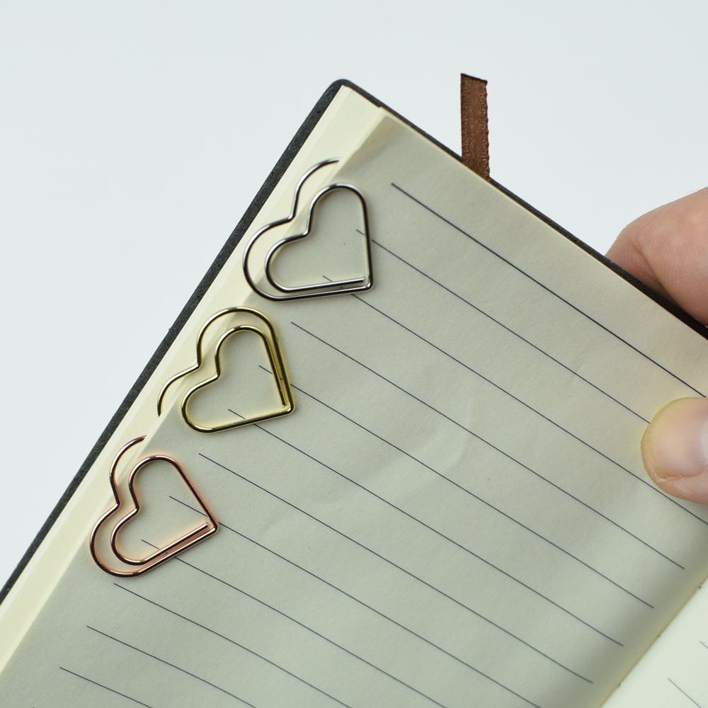 12-delige set hartvormige pape - Binder Clip Assorted recensie en prijs