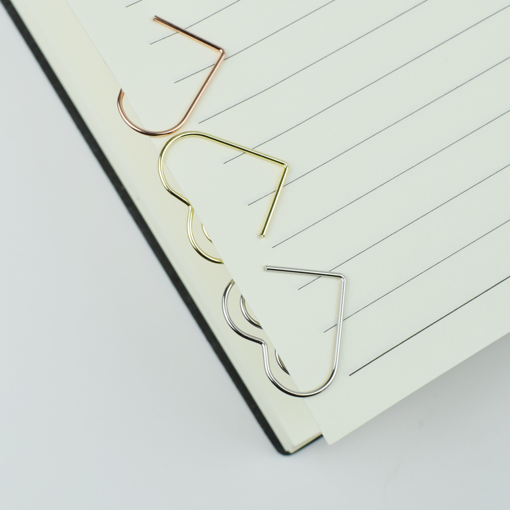 12-delige set hartvormige pape - Binder Clip Assorted recensie en prijs