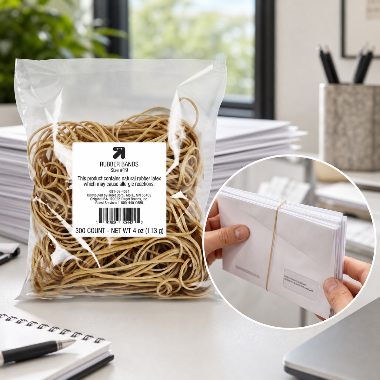 900 stuks bruine elastiekjes v - Tan Stationery & Office Supply recensie en prijs
