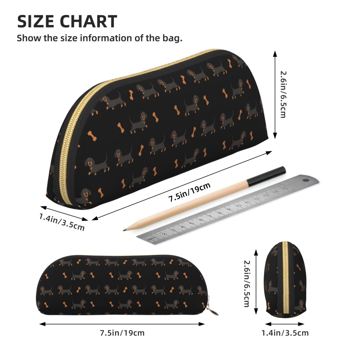 Zwart en bruin teckel worst ho - Tan Stationery & Office Supply recensie en prijs