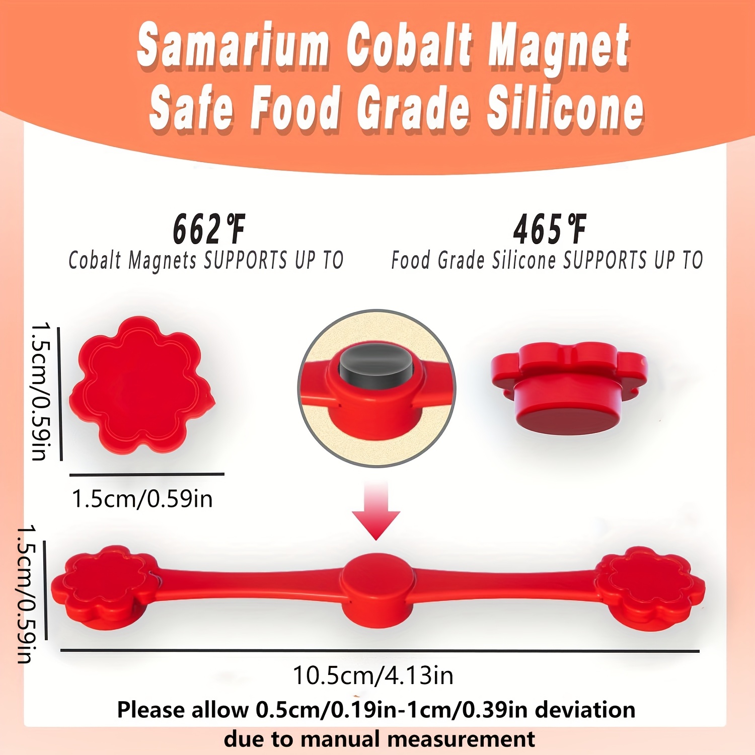 Luchtfriteuse magneet silicone - Paperclip Magnetic Set recensie en prijs