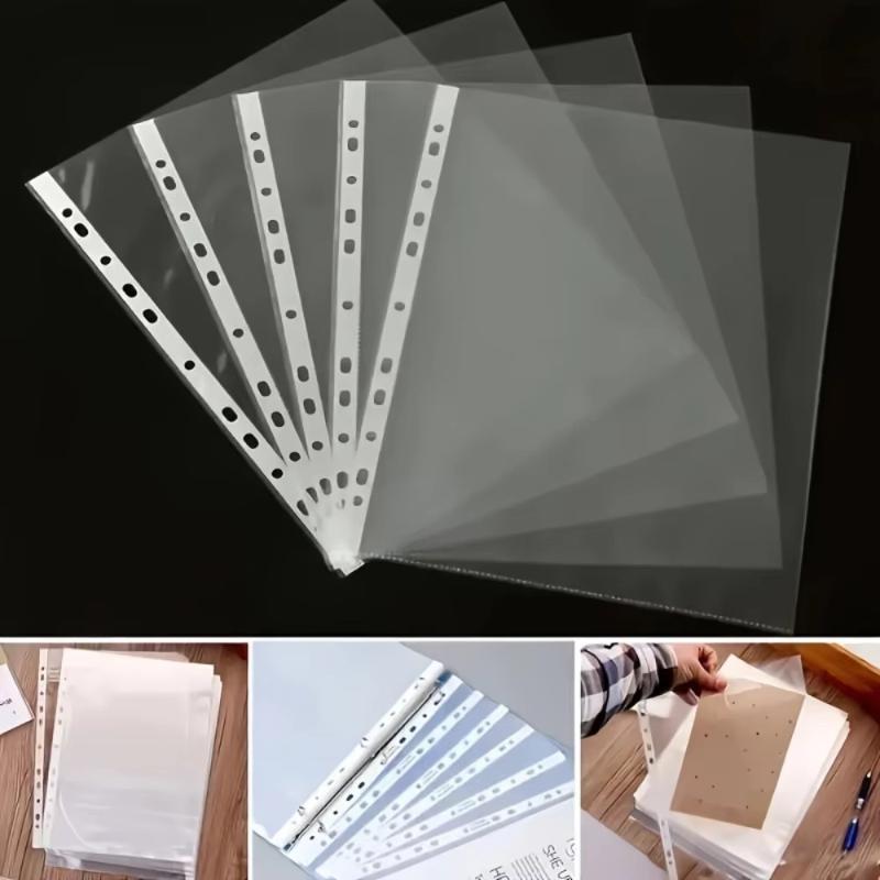100 stuks doorzichtige A4 plas - Binder Clip Assorted recensie en prijs