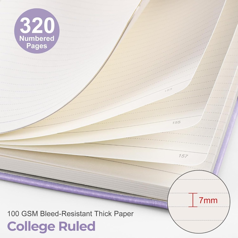 A5 Hardcover genummerd notitie - Journal Leather Hardcover recensie en prijs