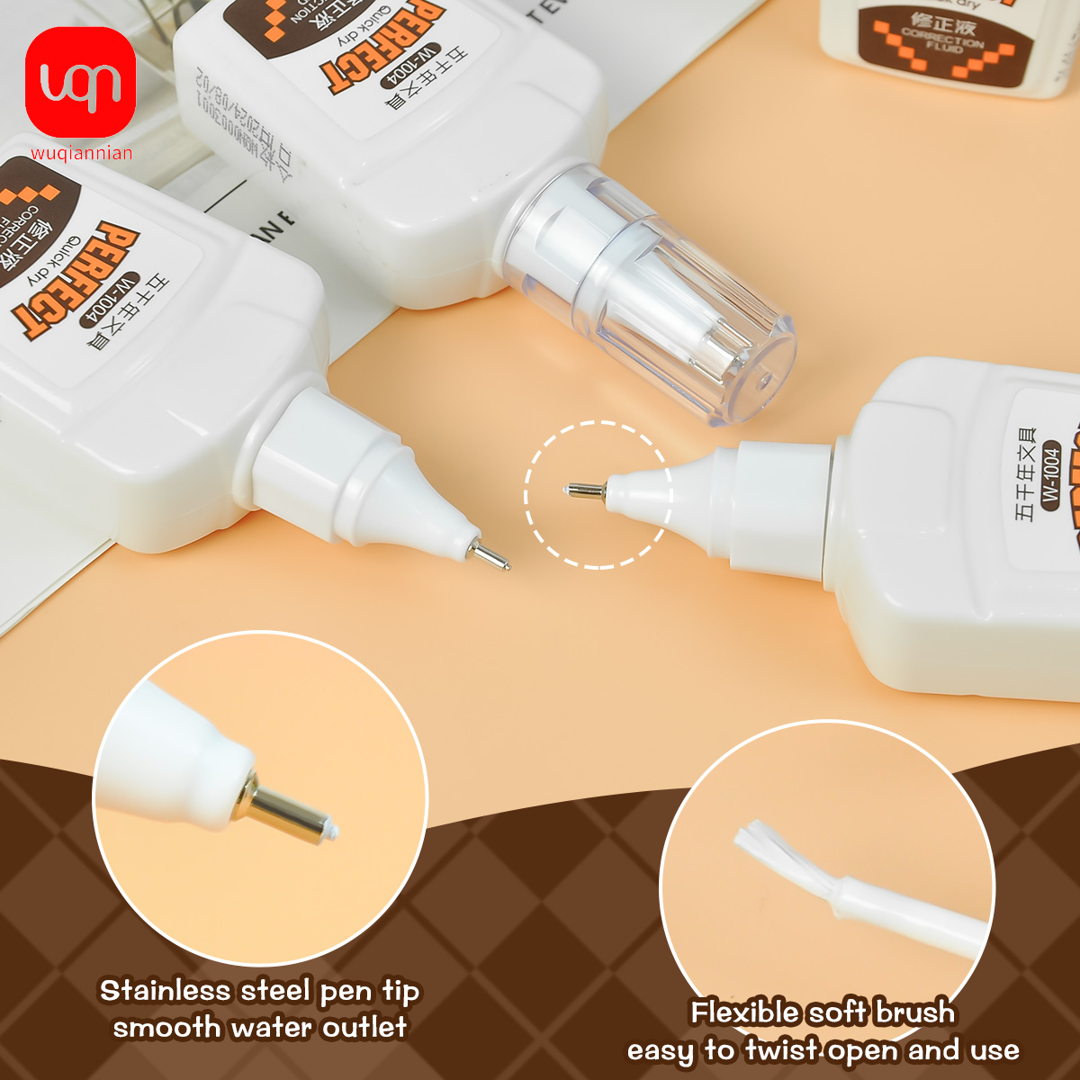 WQN-3/6/12PCS18ml Correctievlo - Correction Fluid White recensie en prijs