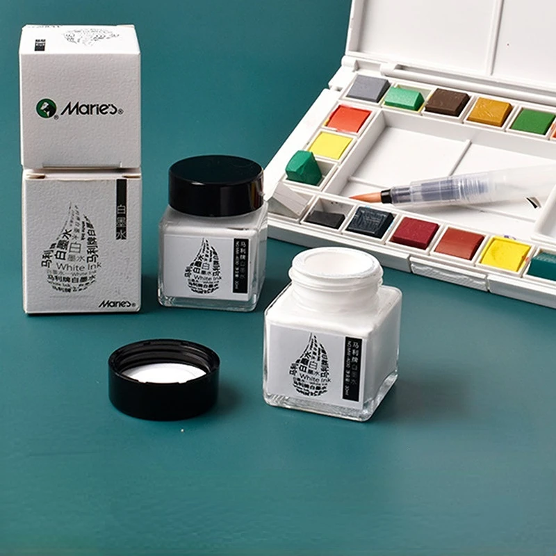 30Ml Witte Inkt Hoogglans Aqua - Correction Fluid White recensie en prijs