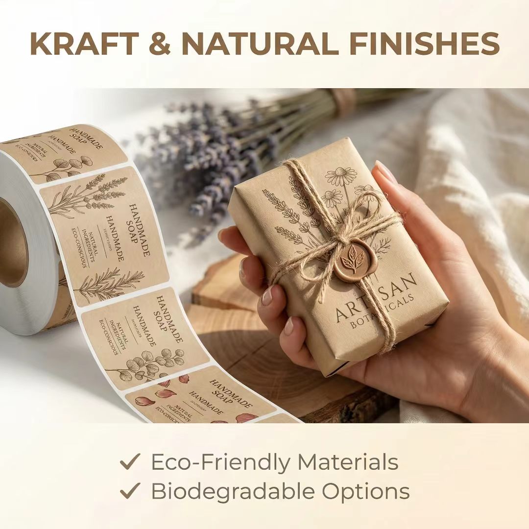 Ecologische kraftpapieren zeep - Sticker Label Roll recensie en prijs