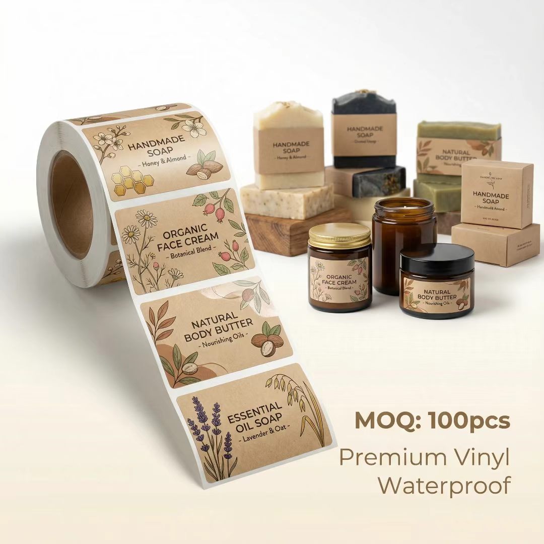 Ecologische kraftpapieren zeep - Sticker Label Roll recensie en prijs