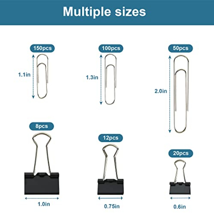 Set met diverse binderclips en - Binder Clip Assorted recensie en prijs