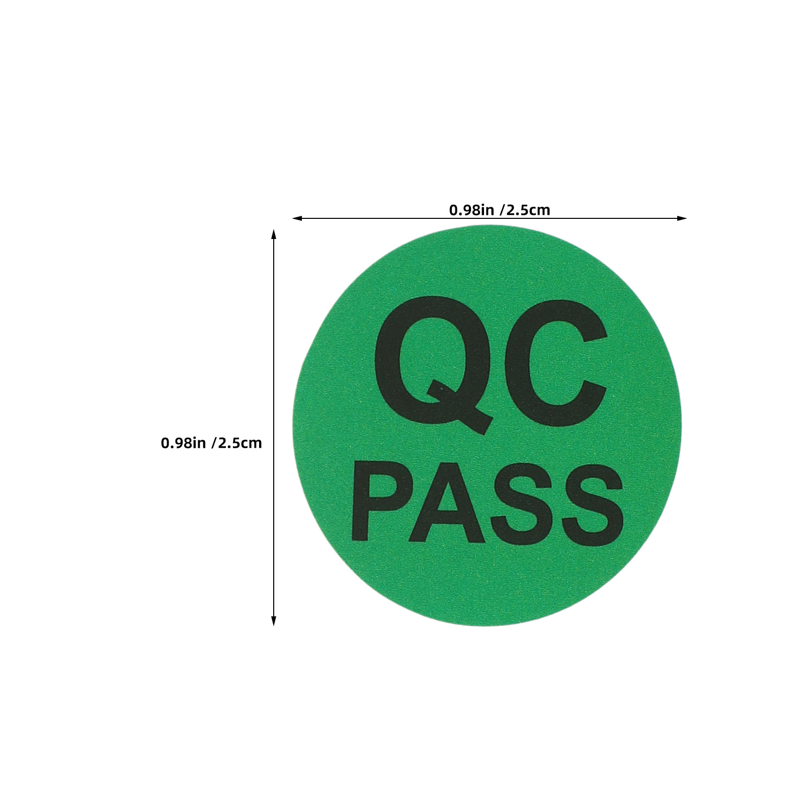 5 rollen ronde zelfklevende QC - Sticker Label Roll recensie en prijs