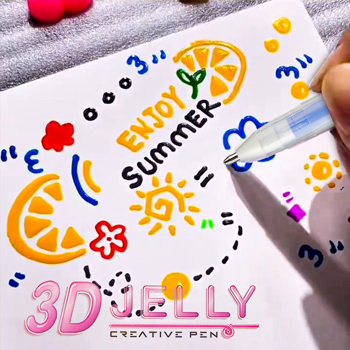 SHANDS 12-delige 3D Jelly gelp - Gel Ink Pen Set recensie en prijs