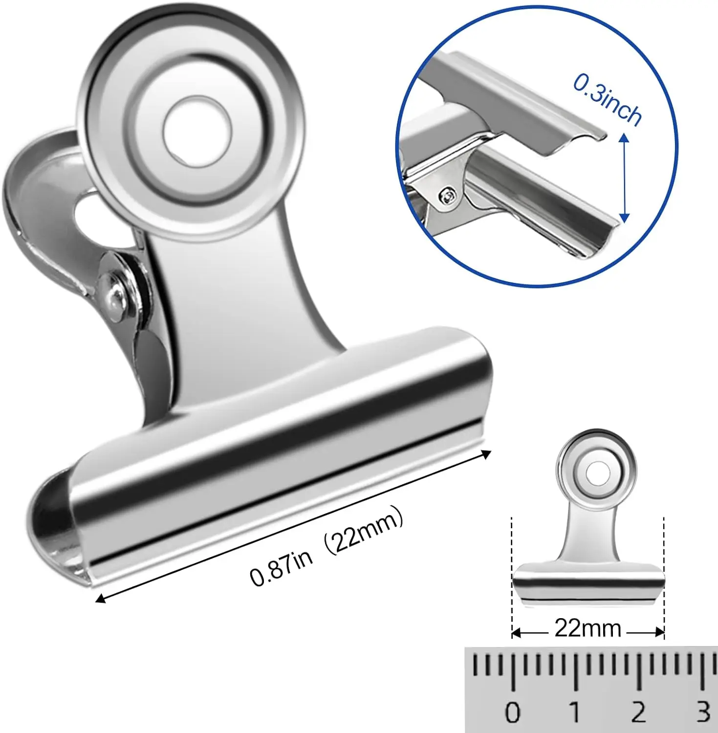 40/20 Stuks Set Mini 21X23Mm M - Binder Clip Assorted recensie en prijs