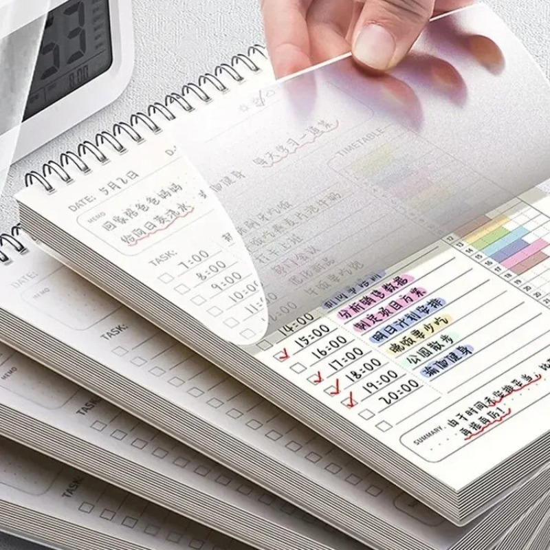 2PCS Planner Agenda Spiraal A5 - Office Stationery Supply List recensie en prijs