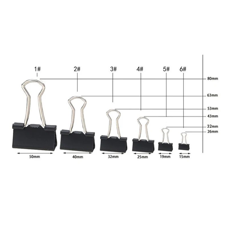 10/20PCS Metalen Paperclip 19  - Binder Clip Assorted recensie en prijs