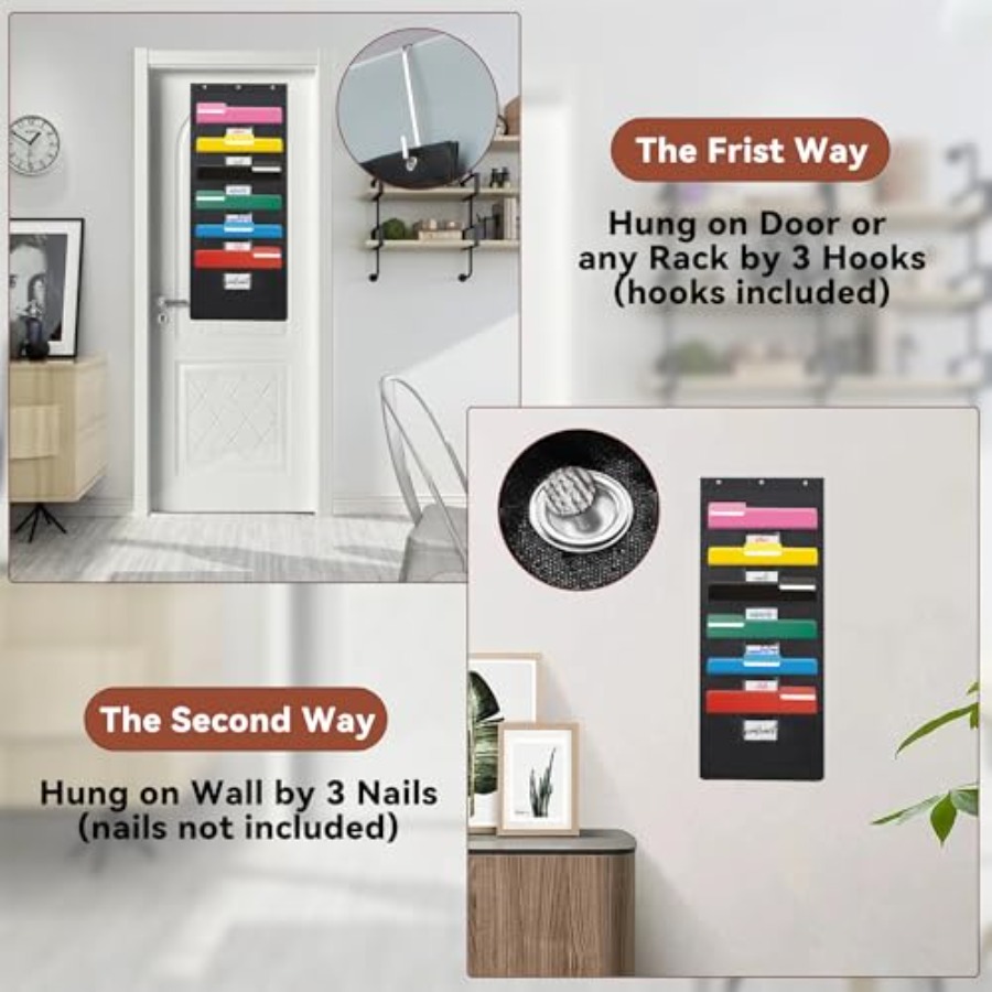 Zwarte hangende wandmap organi - File Folder Hanging recensie en prijs