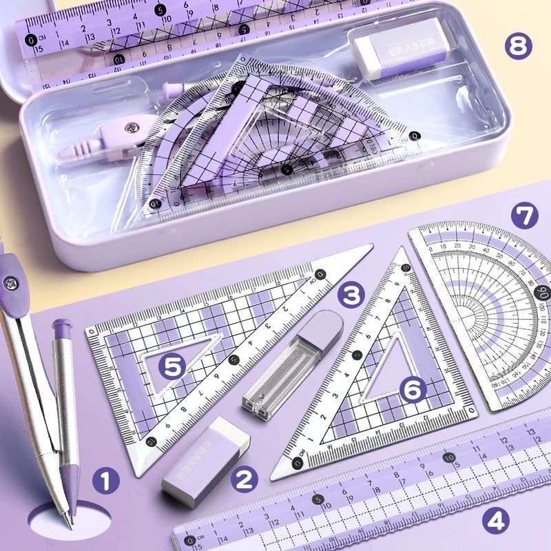 Professionele passer- en linia - Compass Geometry Set recensie en prijs