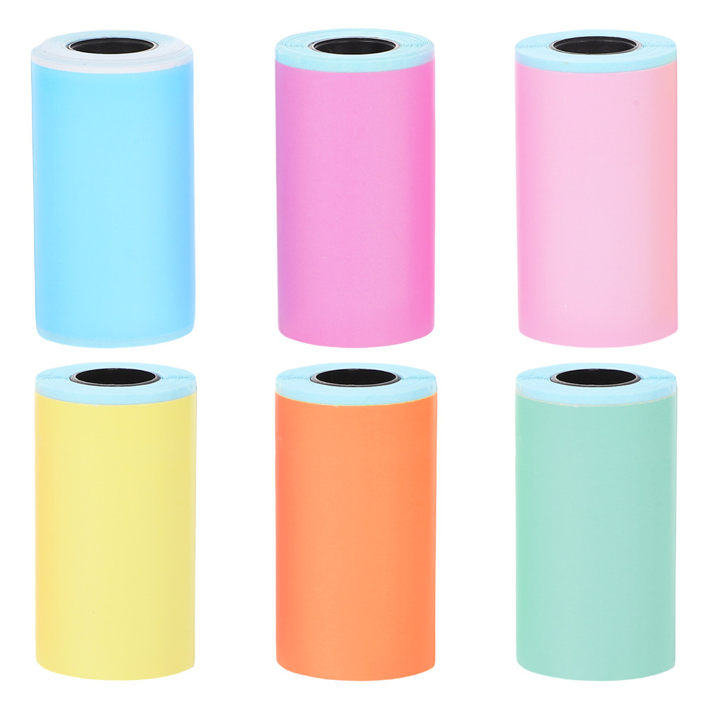6 Rollen Mini Thermisch Printe - Sticker Label Roll recensie en prijs