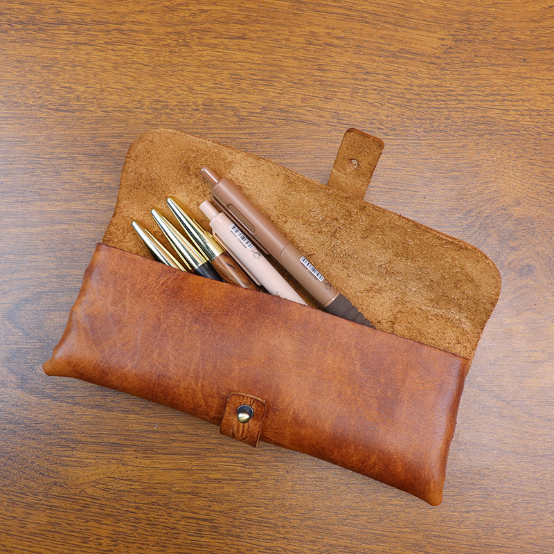 Vintage plantaardig gelooid le - Tan Stationery & Office Supply recensie en prijs