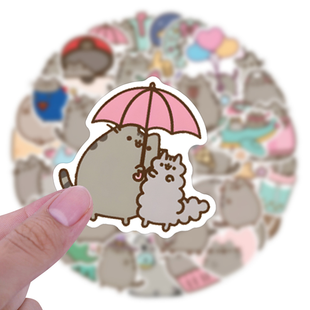 55 stuks Pusheen Anime Sticker - Memo Pad Sticky recensie en prijs